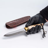 Deer Horn Handle Custom Knife For Sale (2)