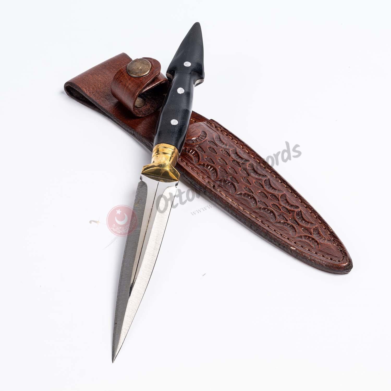 Double Edged Dagger Knife Forged Custom Handmade (2)