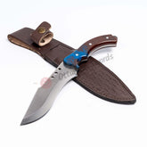Fixed Blade Epoxy Handle Hunting Knife Claret (1)