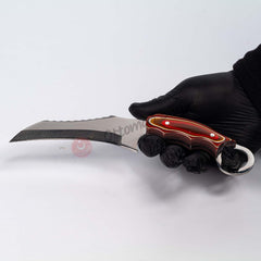 Fixed Blade Karambit Knife With Sheath Werzalit Handle 9 (3)