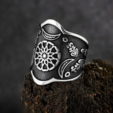 Kurulus Osman Silver Zihgir Ring for men