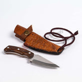 Necklace Pendant Knife Wooden Handle (1)