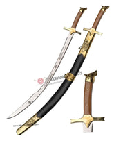 Ottoman Yelman Sword Wolf Head (1)