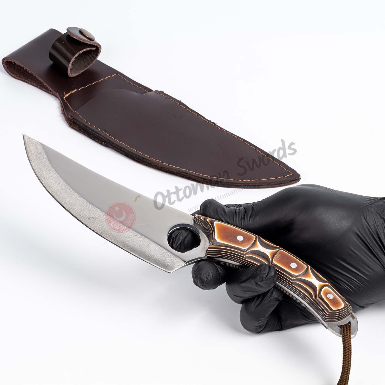 Viking Chef Knife Fire Werzalit Handle (4)