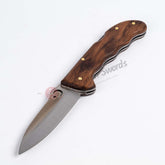Walnut Handle LockBack Folding Knife 4 İnches Blade (1)