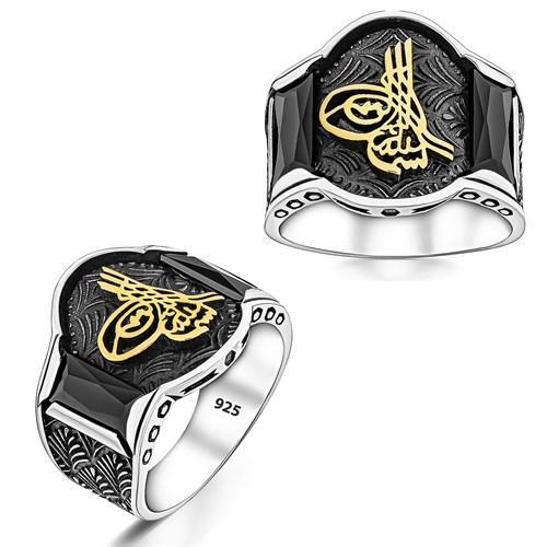 İslamic Turkish Silver Men's Rings For Sale | Ottoman Swords