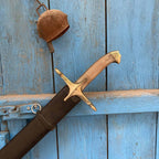 16-17. Century Ottoman Curved Fuller Horn Handle Sword (7)