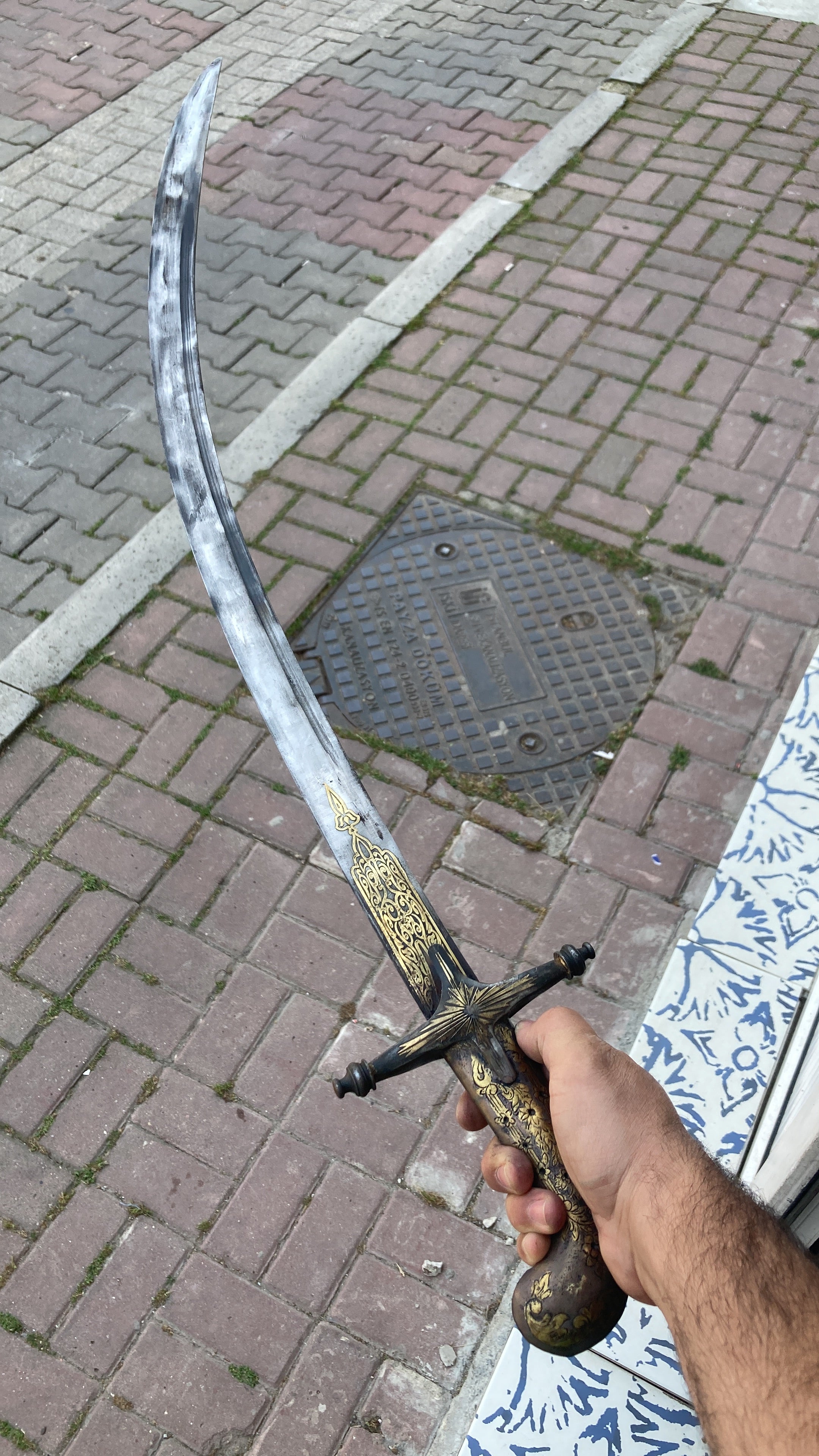 Sauda Sword Traditional Saudi Arabian Sword – Al Ardha Ceremonial Arabic Sword ...