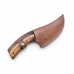 24 cm Hand Forged Carbon Steel Hunting Knife with Walnut Handle