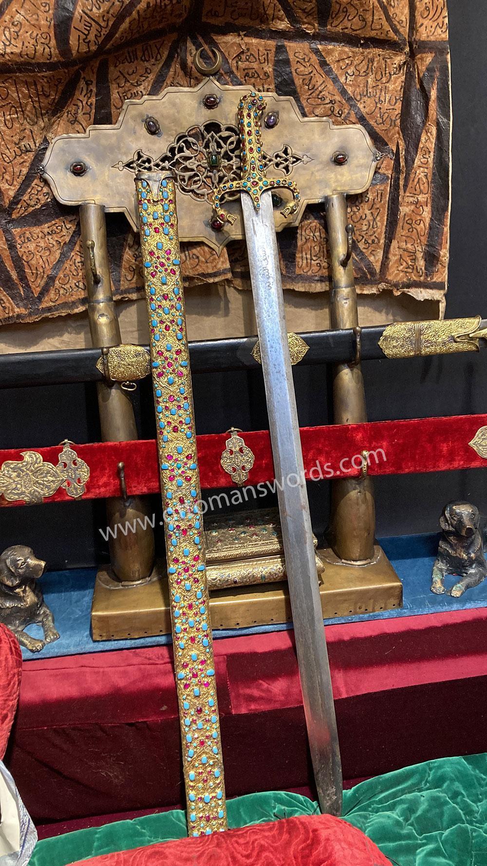 Buy Al-Mathur Sword Topkapi Museum Replica For Sale | Ottoman Swords