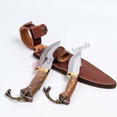 Bushcraft Hunting Double Set Knive For Sale (1)