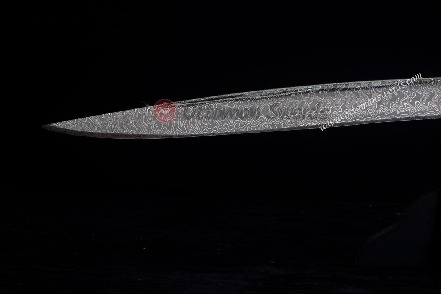 Buy Damascus Yatagan Sword For Sale (2)