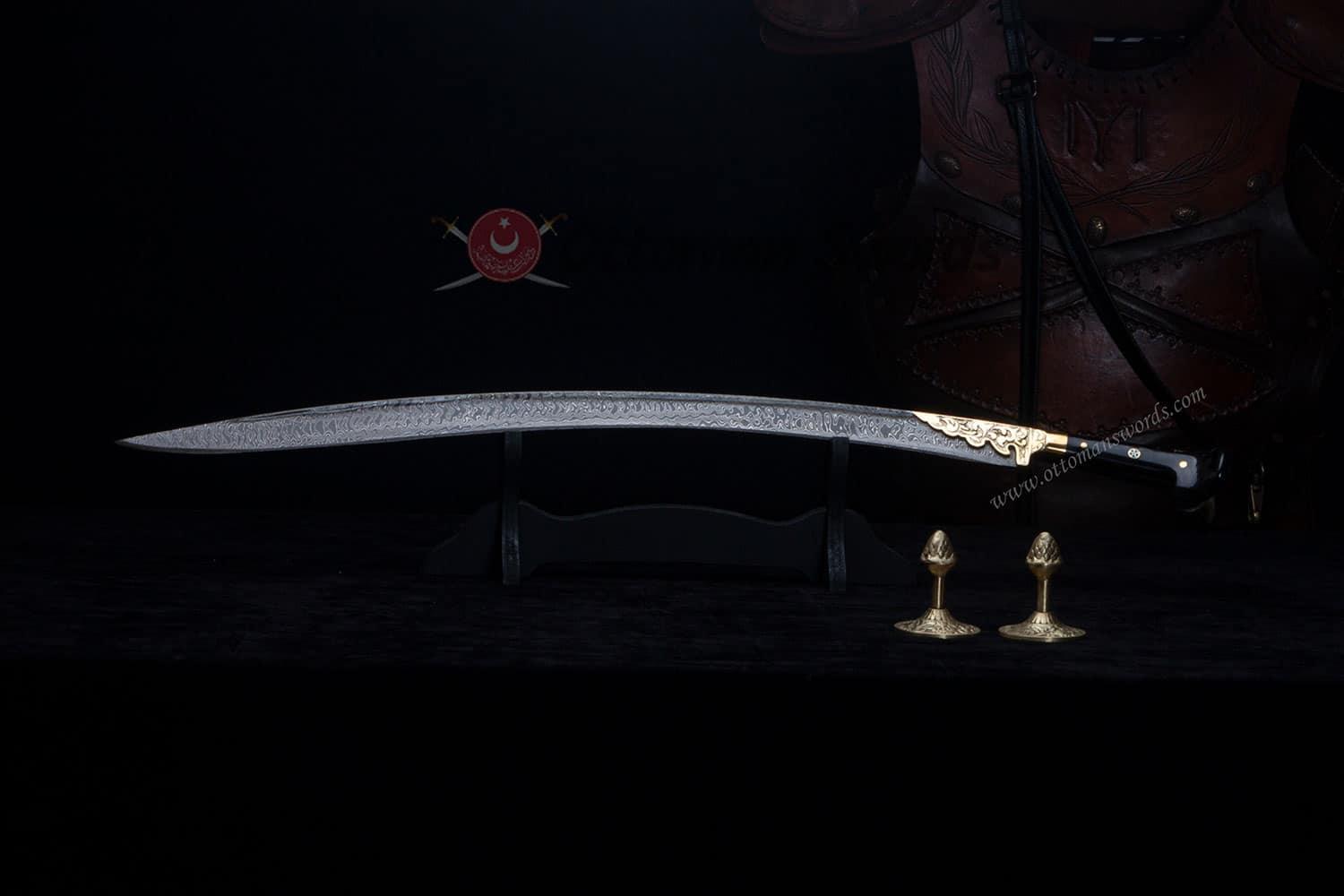 Buy Damascus Yatagan Sword For Sale (3)