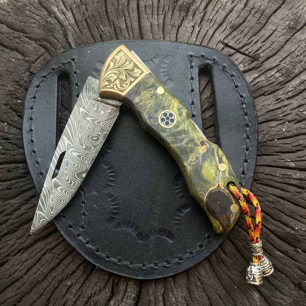 Stabilized Handle Damascus Executive