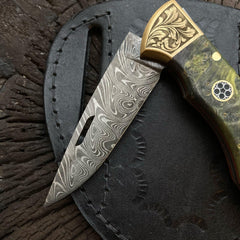 Stabilized Handle Damascus Executive