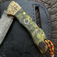 Stabilized Handle Damascus Executive