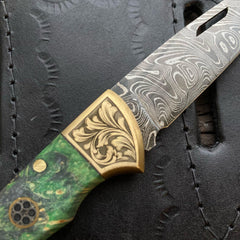 Stabilized Handle Damascus Executive