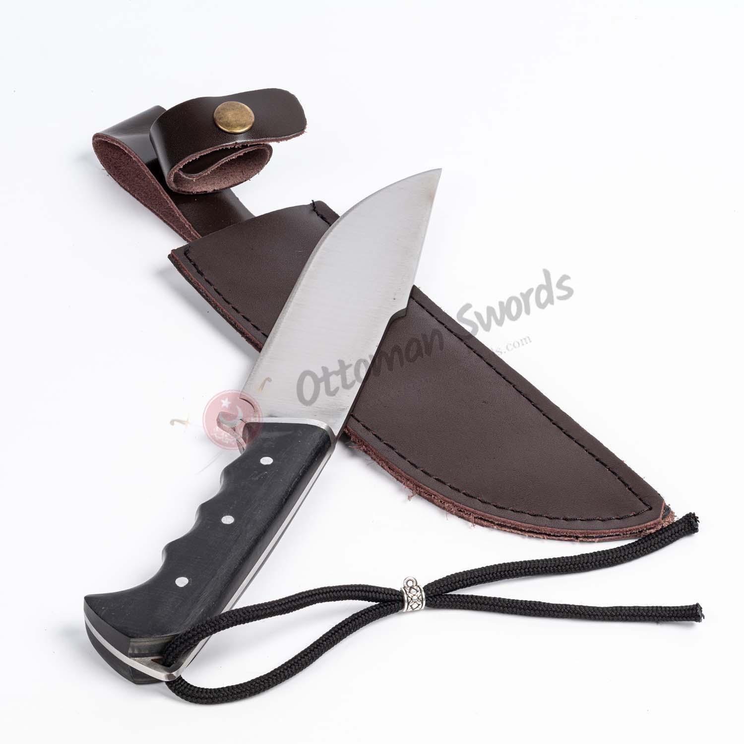 Camping Knife with Walnut Handle 11.8 Inches (2)