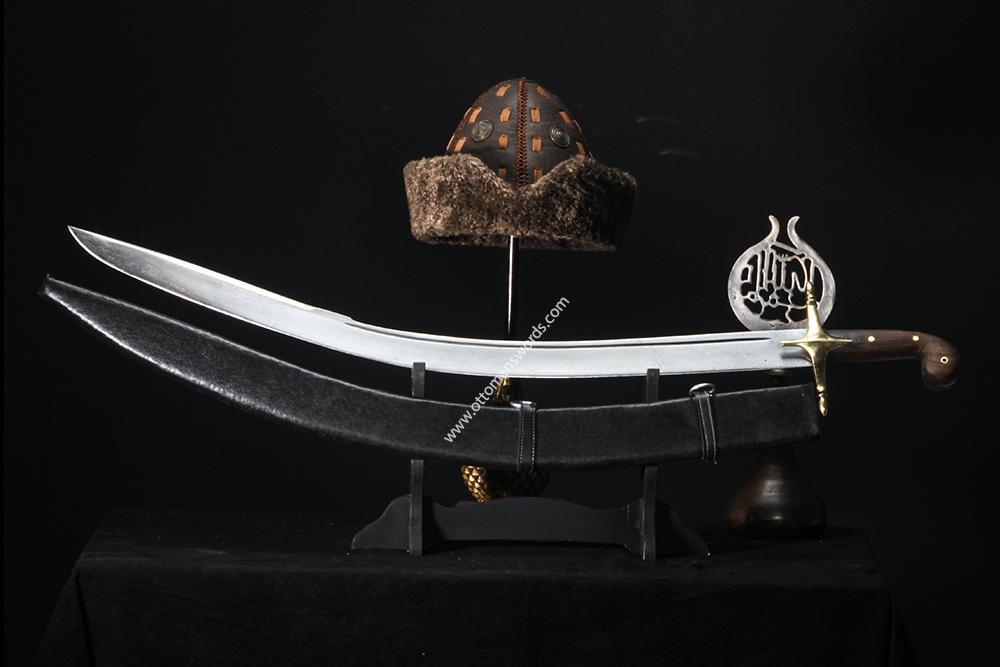 Carbon-Steel-Ottoman-Gaddare-Sword-For-Sale-(2)