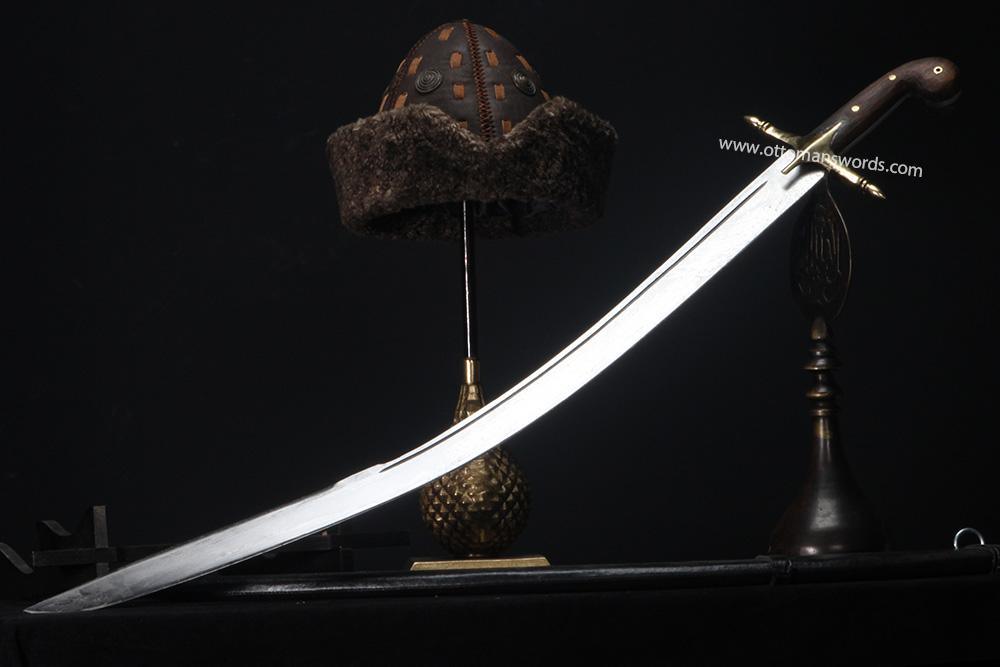 Carbon-Steel-Ottoman-Gaddare-Sword-For-Sale-(3)