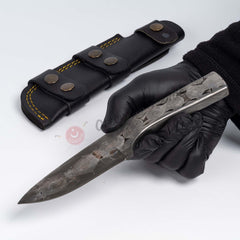 Chain Rope Mix Hand Forged Knife For Sale (4)