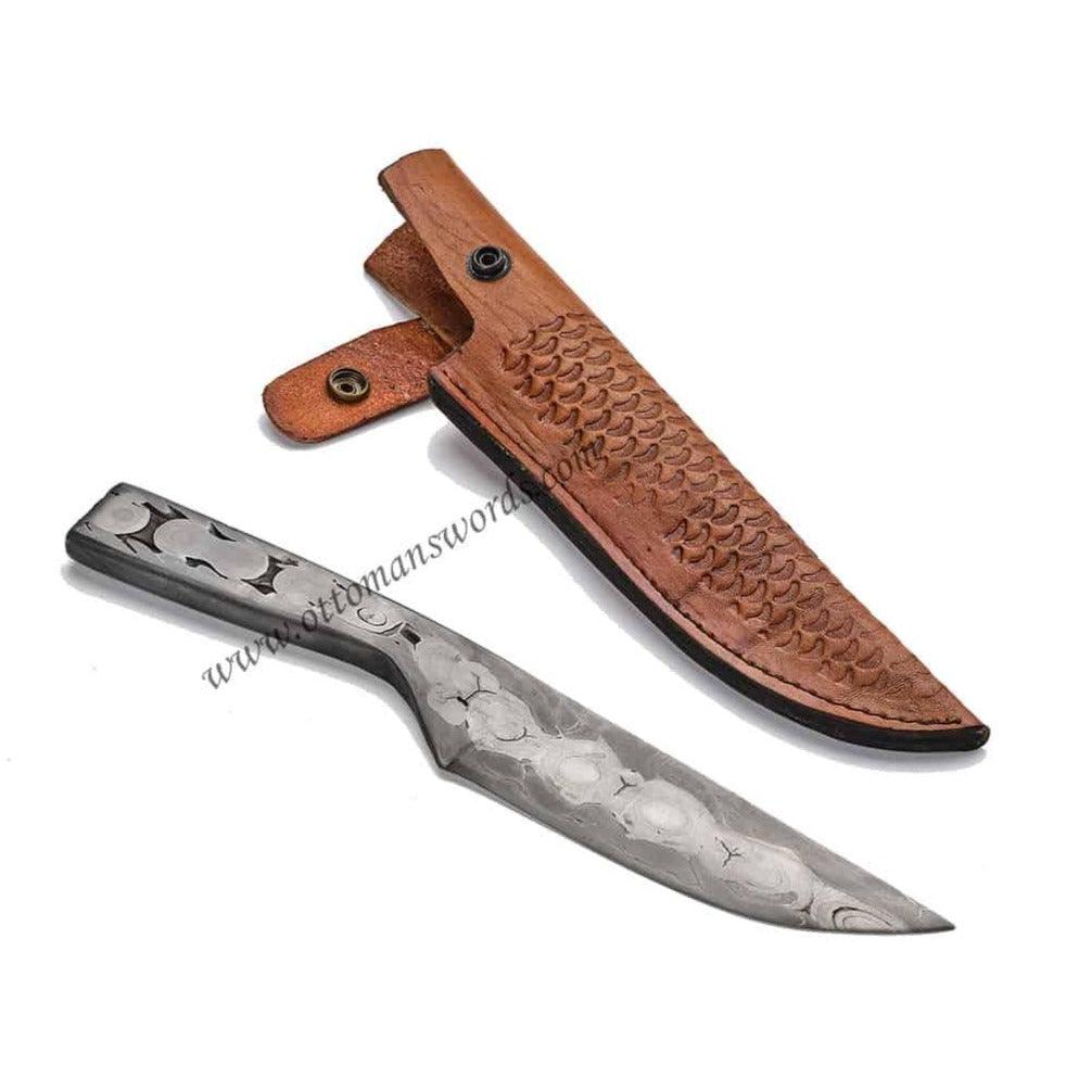 Chain Rope Mix Hand Forged Knife – Ottoman Swords