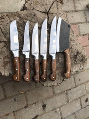 Cheap Handmade Qurban And Butcher Knife Set For Sale (2)