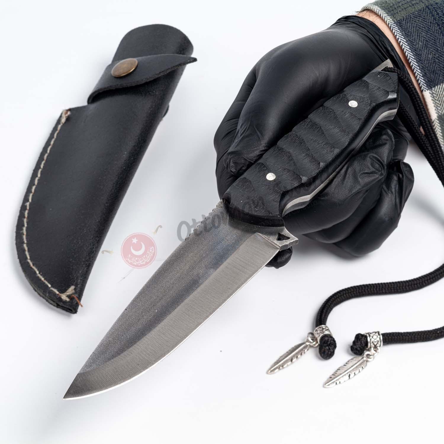 Compact Handle Custom Made Outdoor Knife (1)