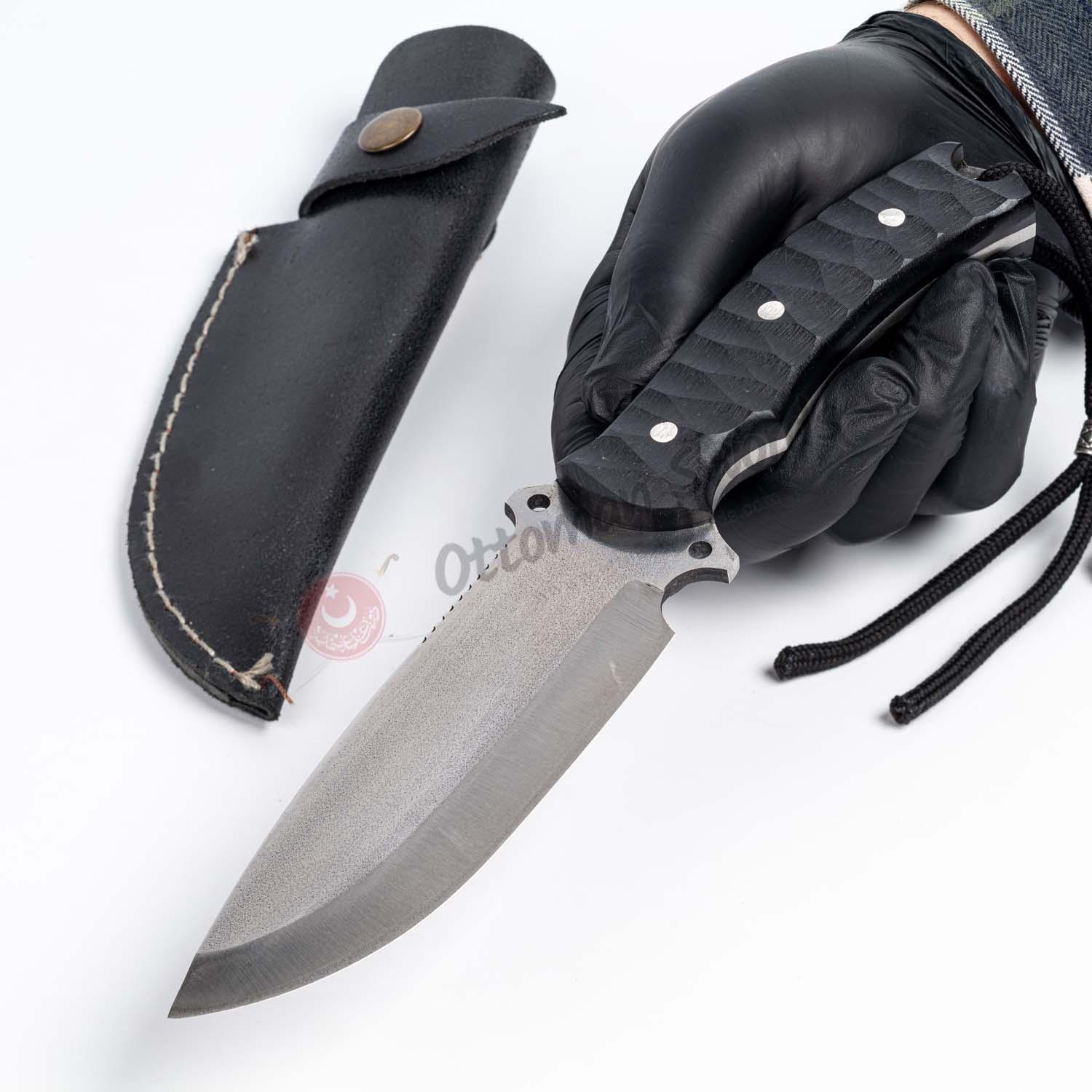 Compact Handle Custom Made Survival Knife (4)