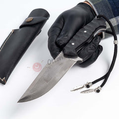 Compact Handle Handmade Custom Hunting Knives (1)