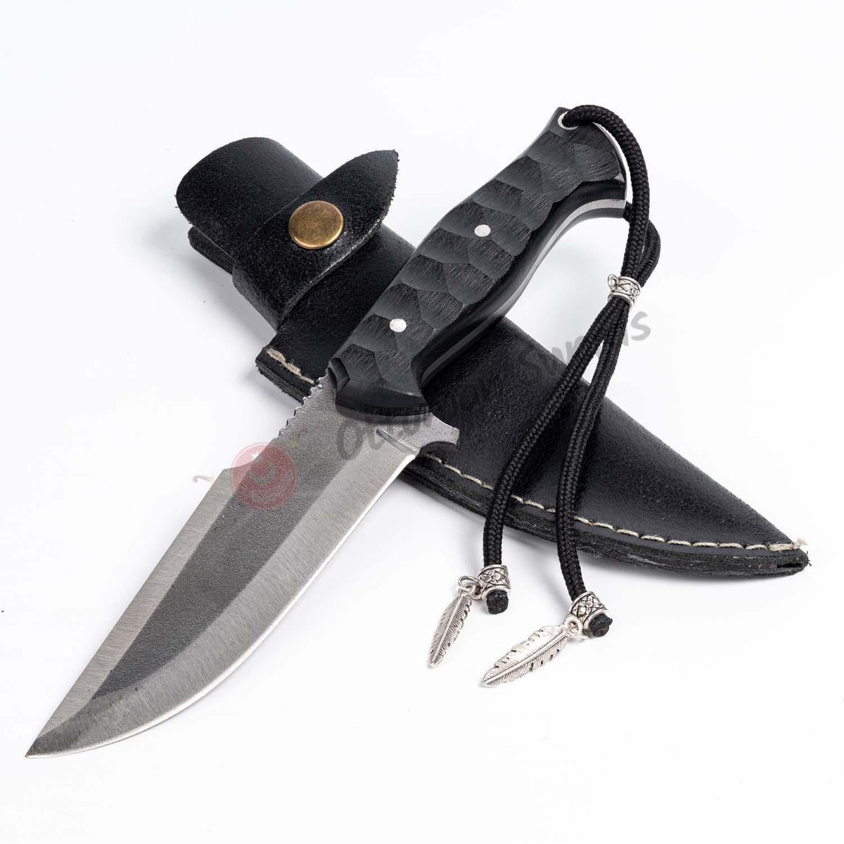 Compact Handle Handmade Custom Hunting Knives (2)