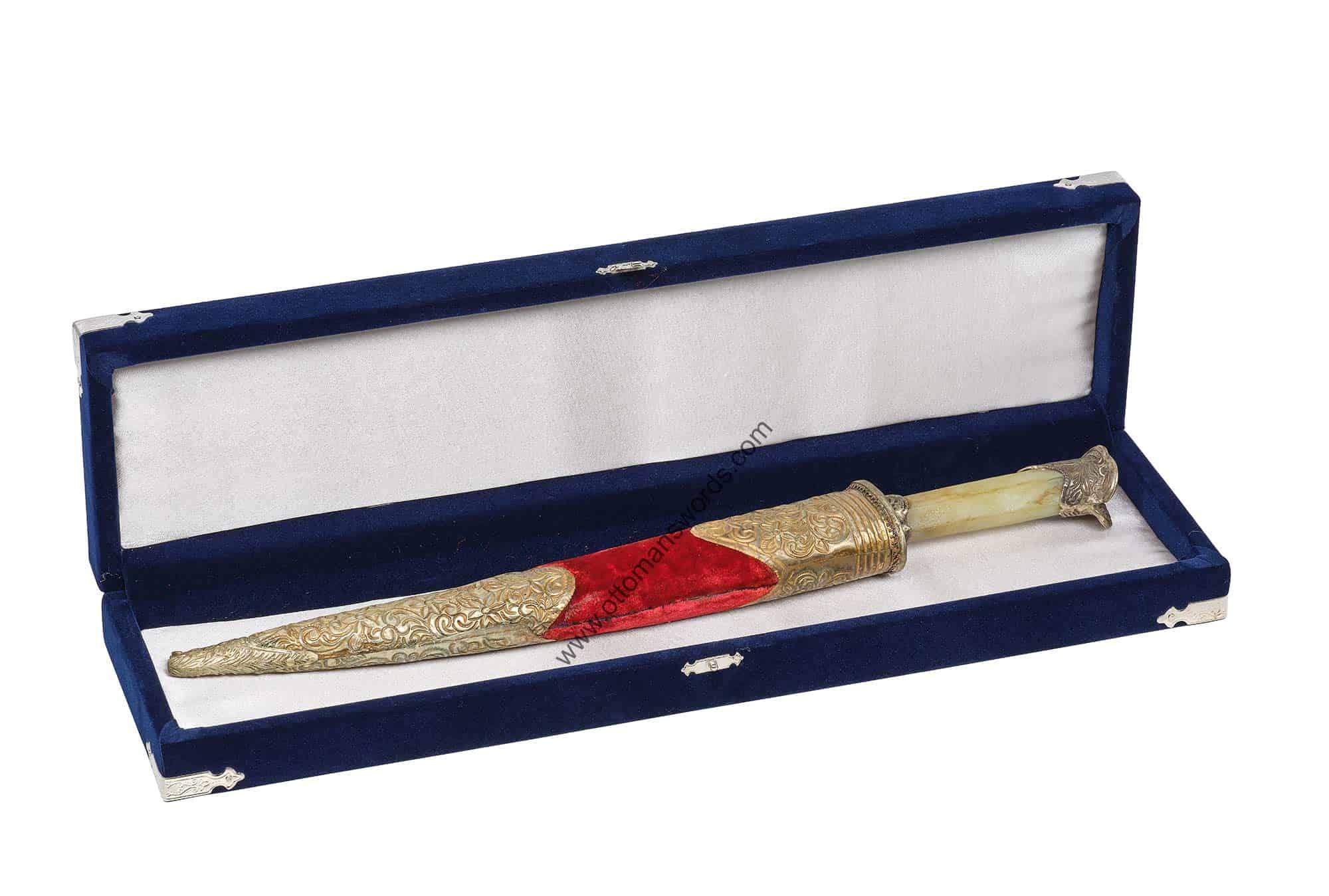 Dagger-Knife-Natural-Najaf-Stone-Handle-For-Sale