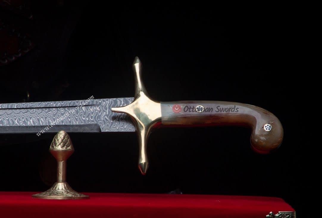 Damascus Steel Curved Kilij Swords (4)