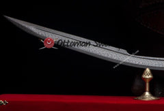 Damascus Steel Curved Kilij Swords (6)