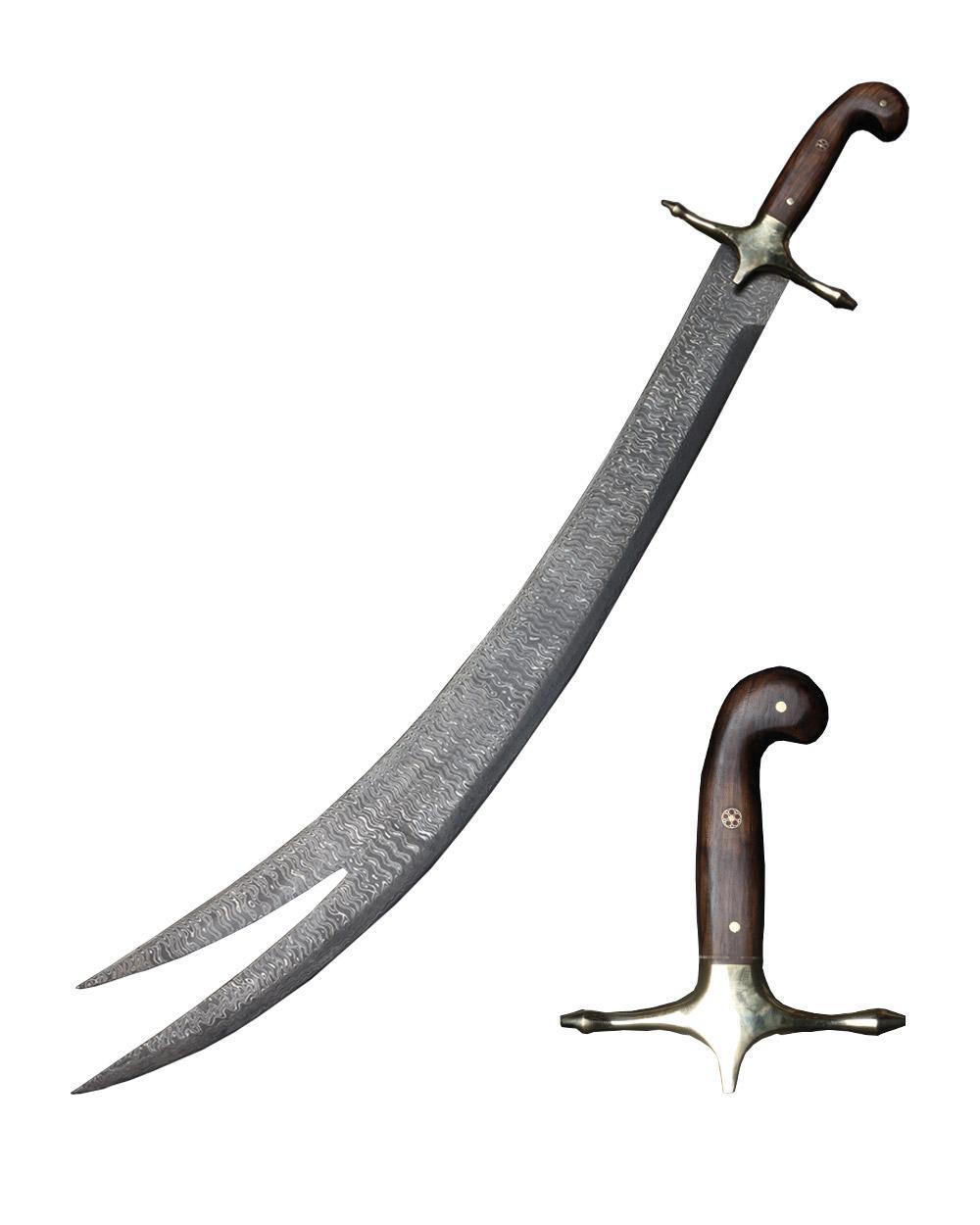 Damascus Zulfiqar Sword