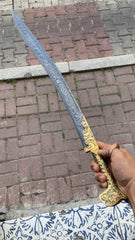 Damascus Steel Yatagan Sword