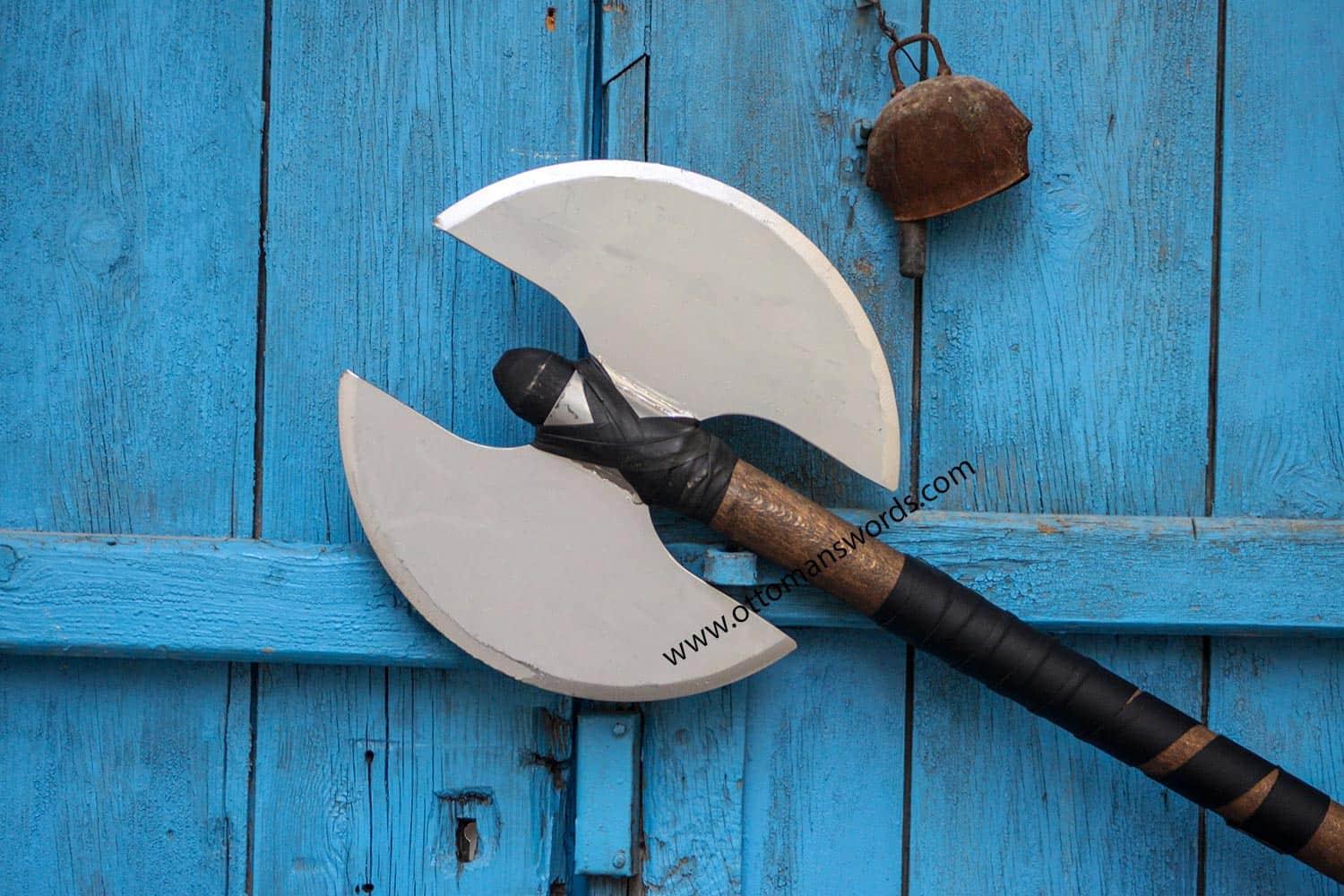 Double Bladed Sided Axe Nizamulmulk For Sale (2)