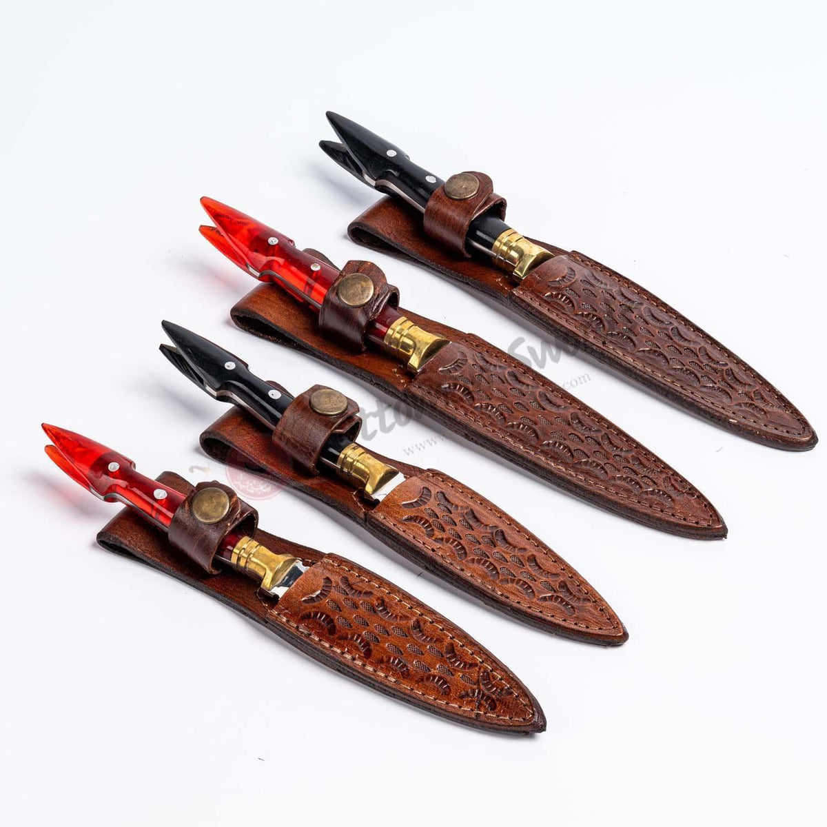 Double Edged Dagger Knife Mica Handle (1)