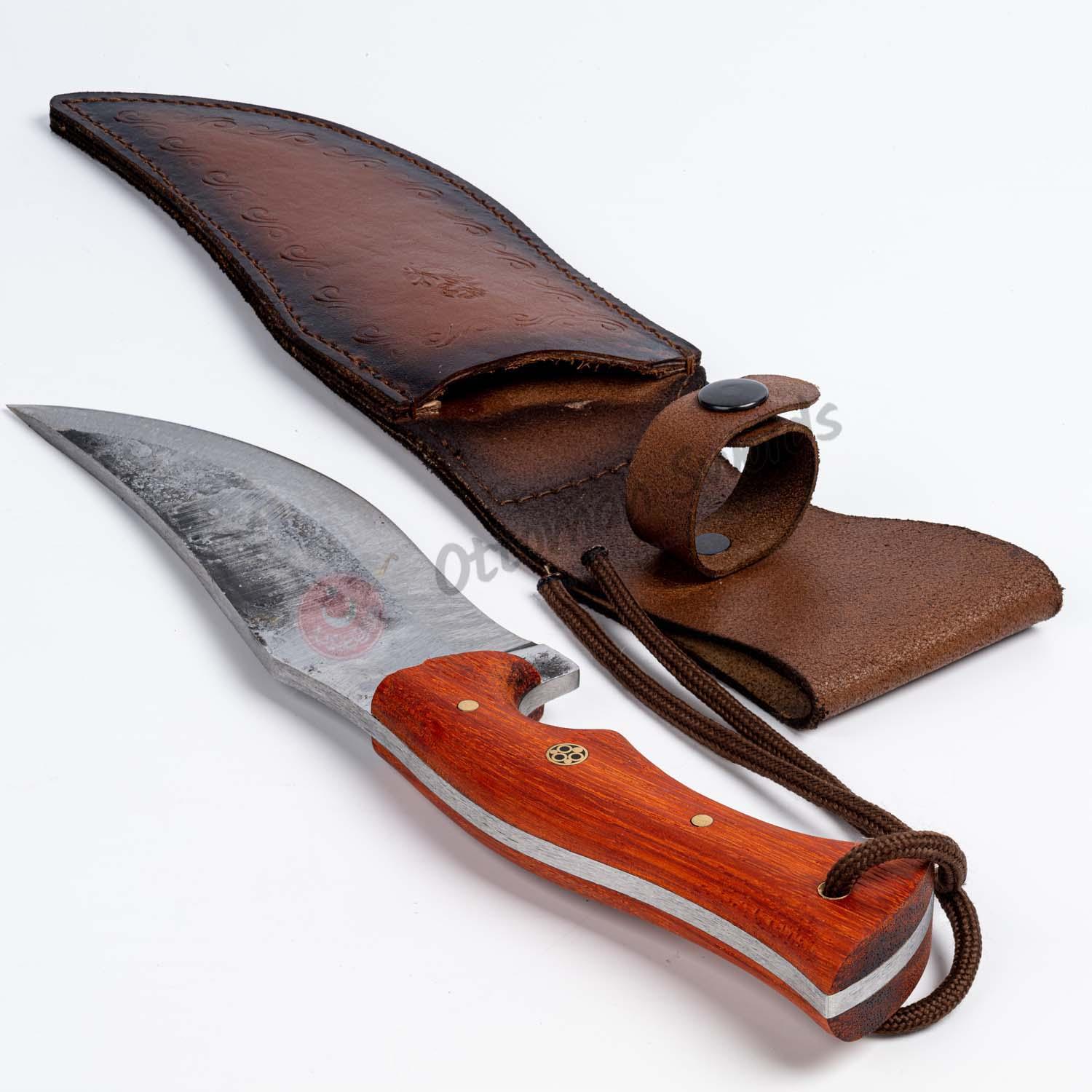 Forged Steel Knife Skinner Hunting Knife (6)