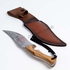 Forged Steel Knife Skinner Hunting Knife (8)