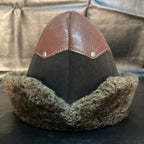 Leather Ottoman Fur Bork Hat