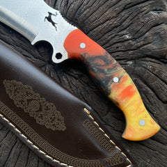 Curved Hunting Knife