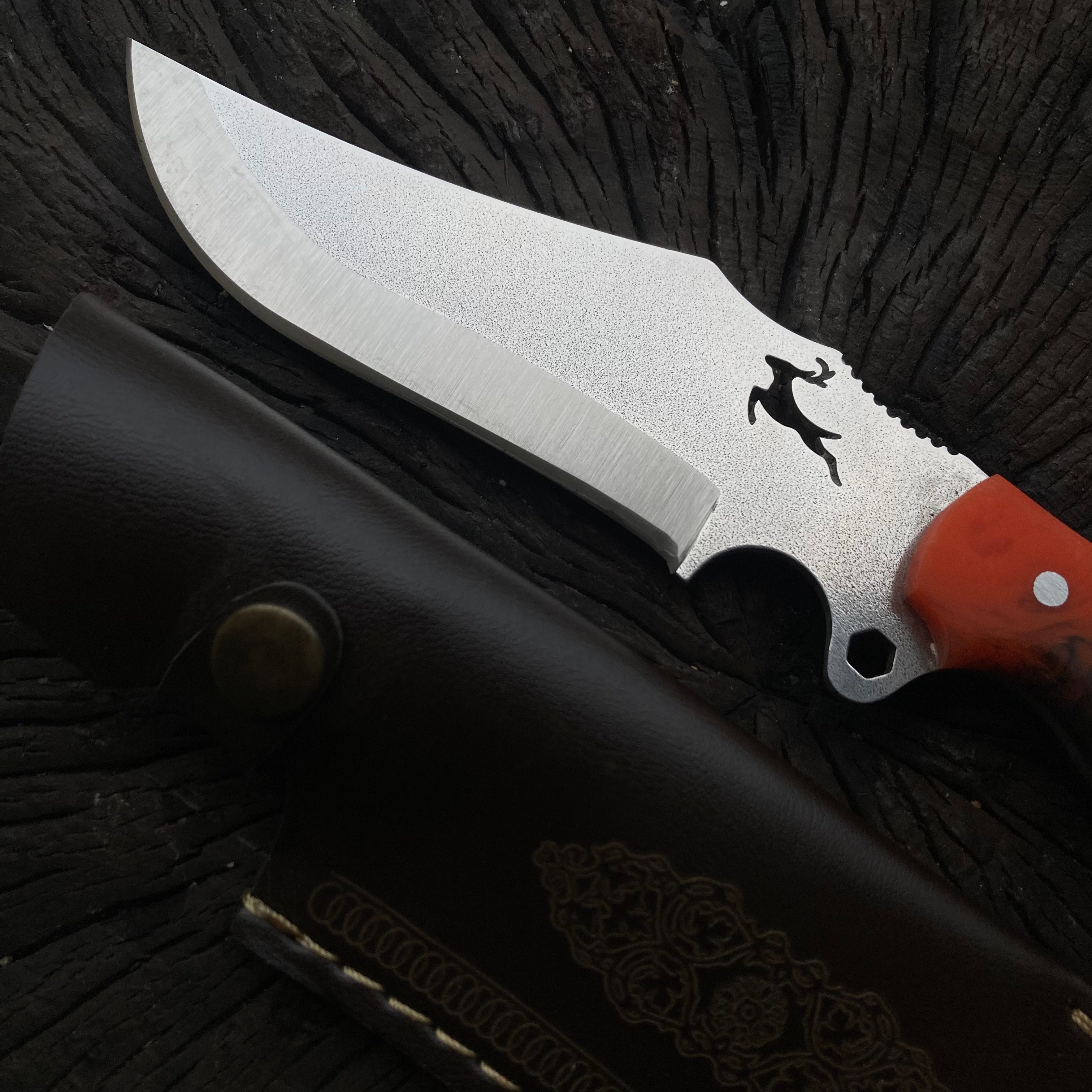 Curved Hunting Knife