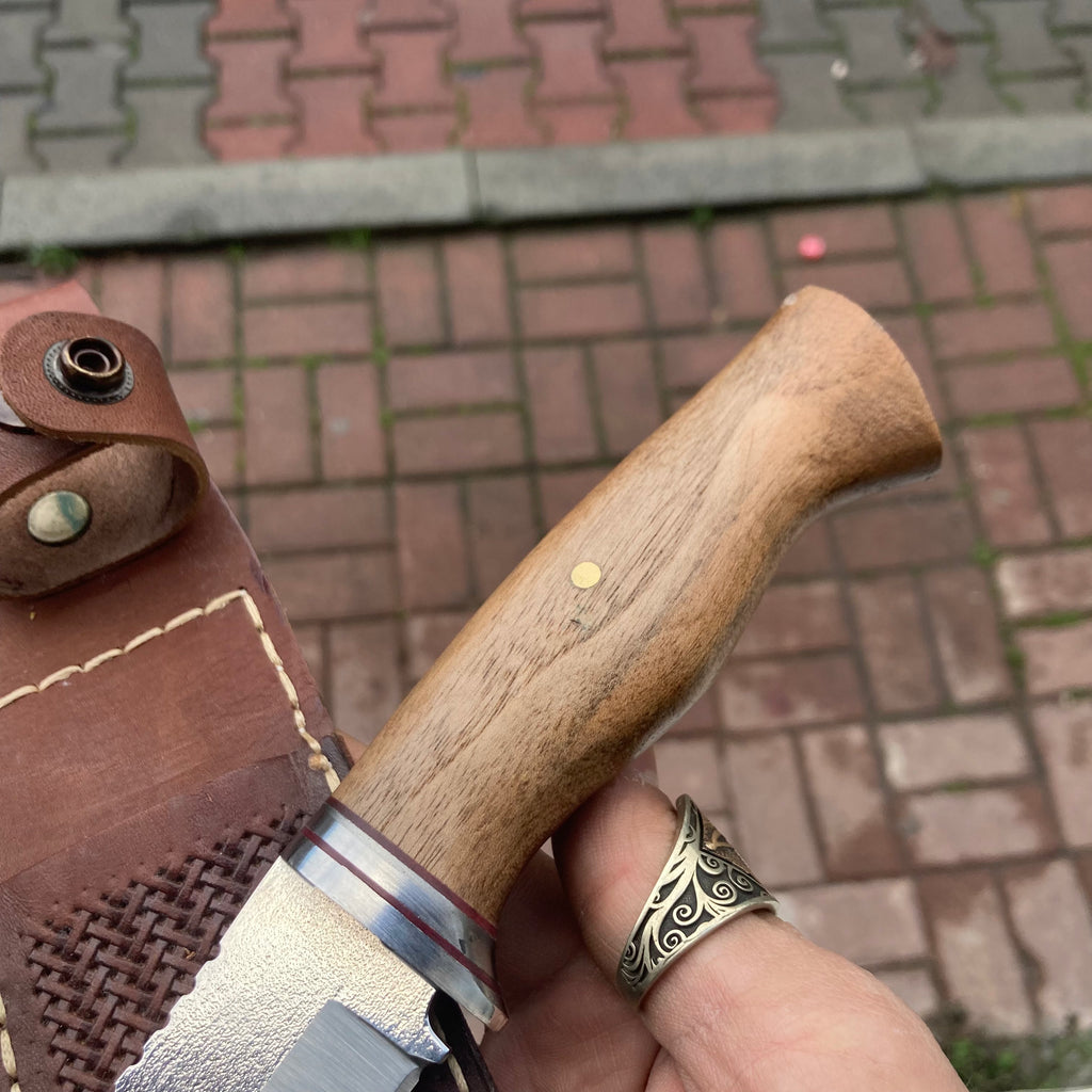 10 Inch Cleaver Blade Hunting Knife With Sheath