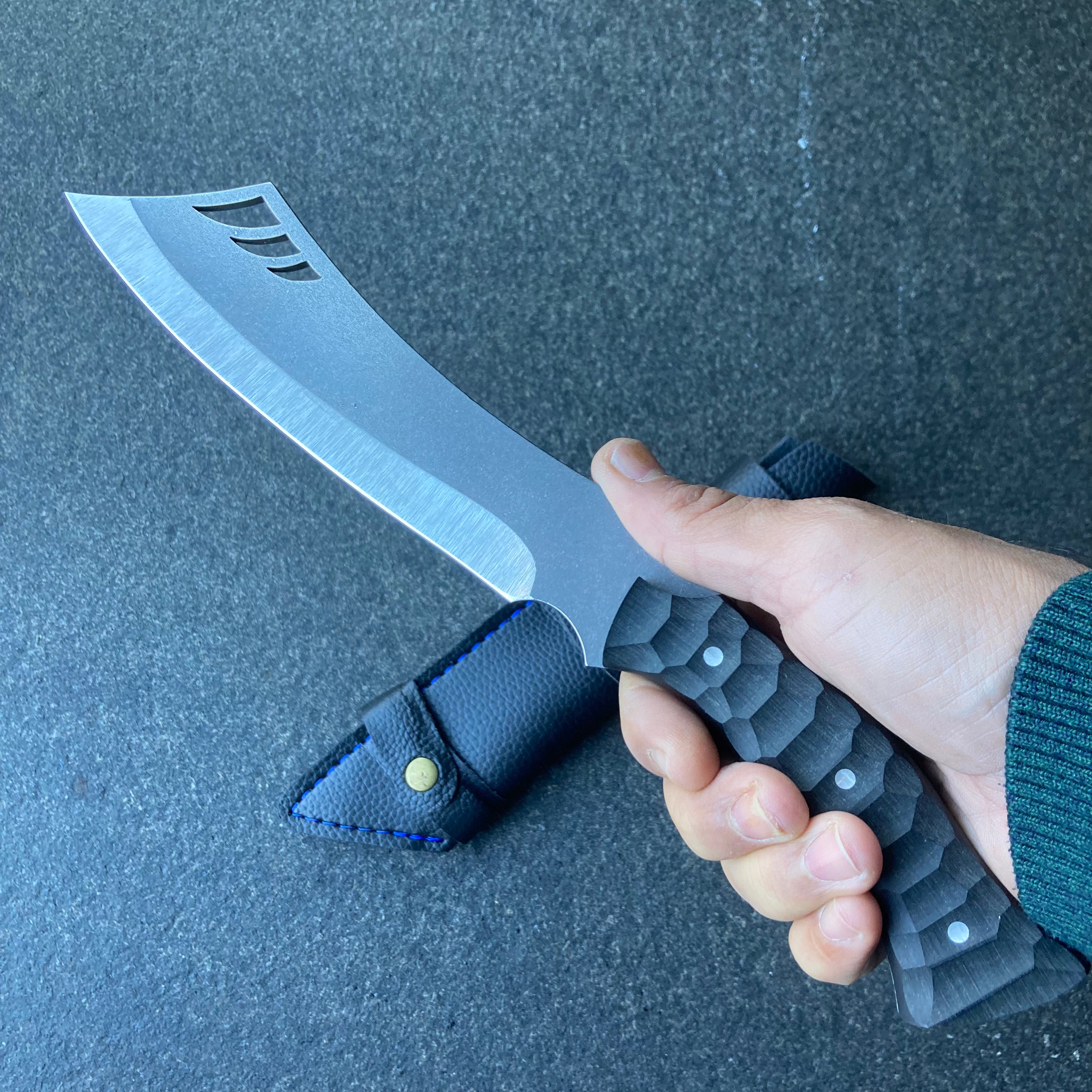 Compact Handle Handmade Hunting Knife Compact Handle – Ottoman Swords