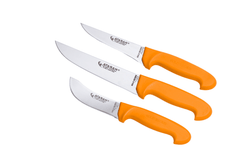Gold Series Butcher kitchen Knives Set of 3 No 1