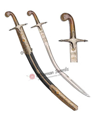 Hand Forged Ottoman Swords Gold Engraved (2)