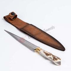 Handmade Hunting Knife Double Edged Knife For Sale (3)