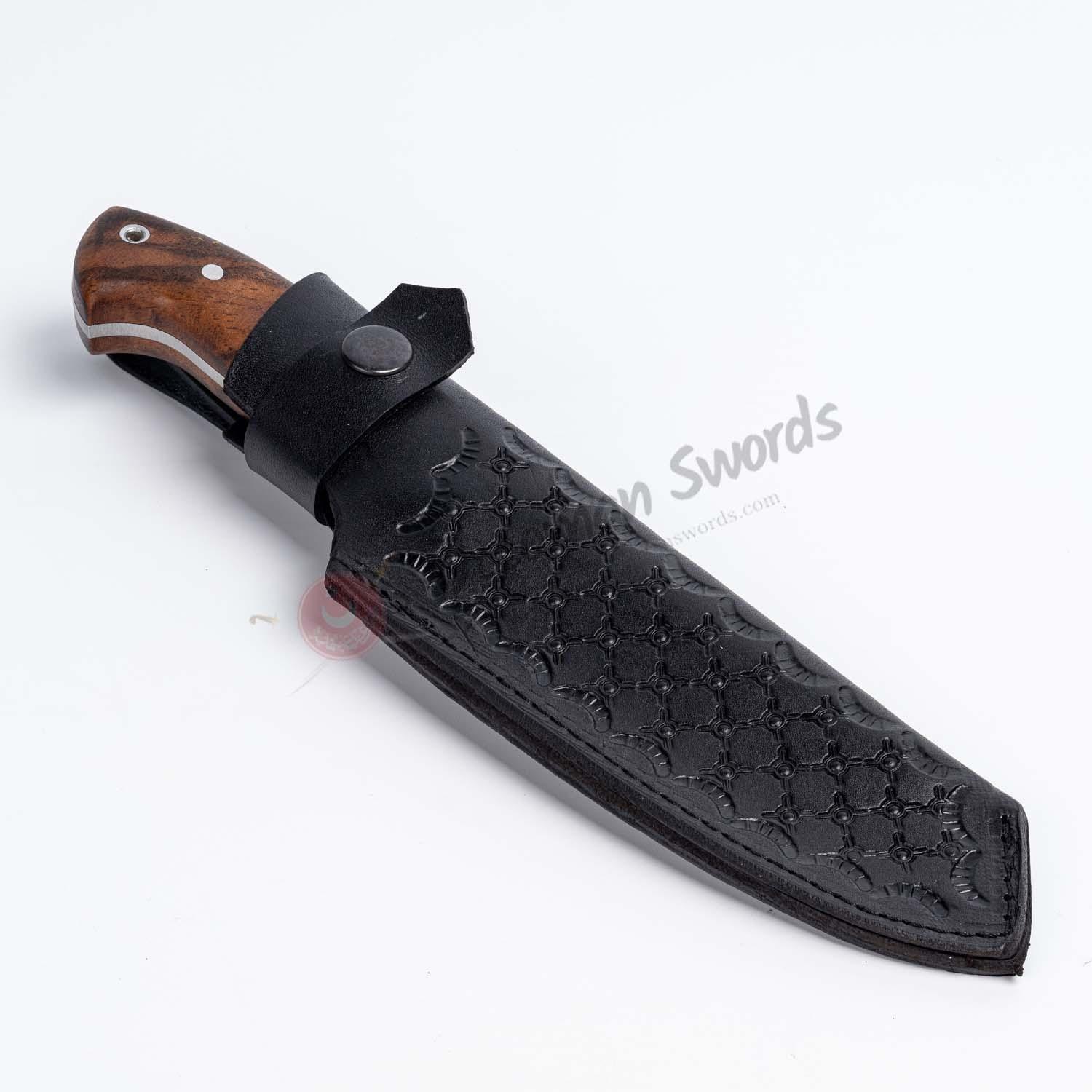 Handmade Tanto Hunting And Camping Knife For Sale (5)