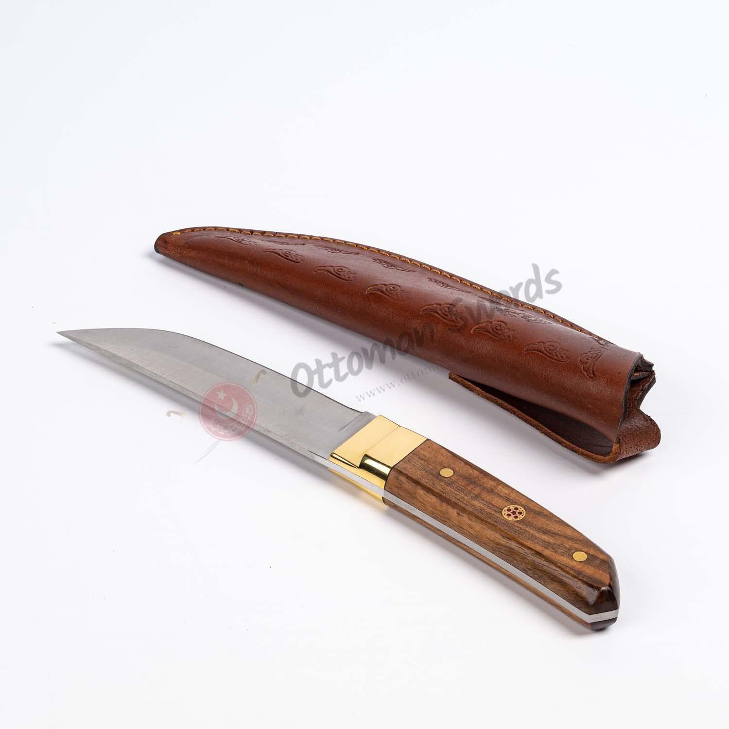 Handmade Tanto Knife Wooden Handle 10 (2)